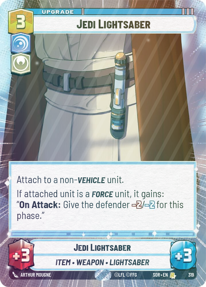 Jedi Lightsaber (Hyperspace) - Foil