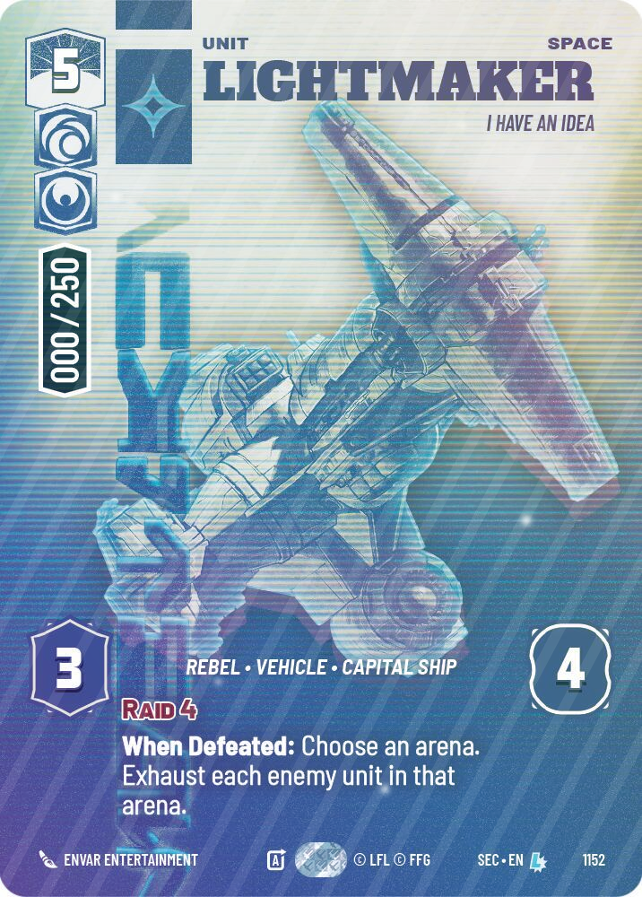 Lightmaker - I Have An Idea (Serialized) - Foil