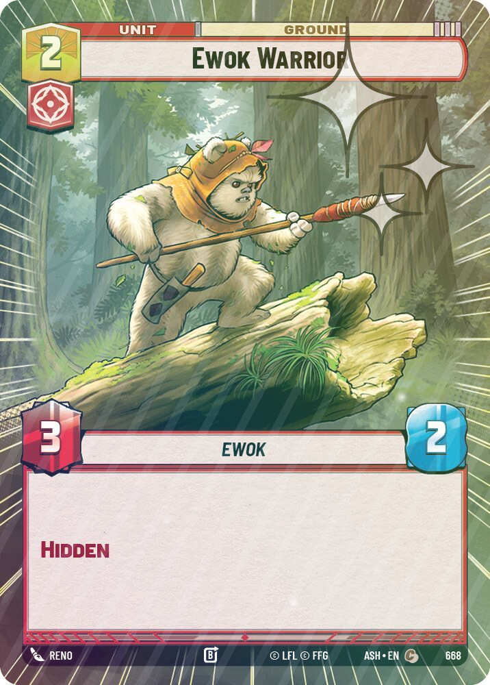 Ewok Warrior (Hyperspace Foil) - Foil