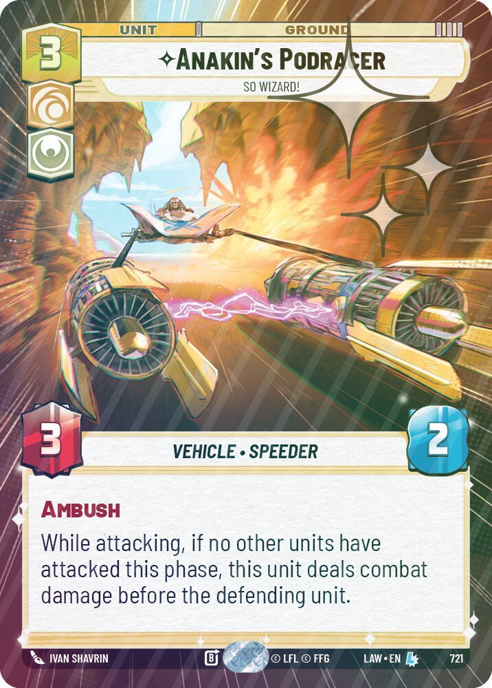 Anakin's Podracer - So Wizard! (Hyperspace Foil) - Foil
