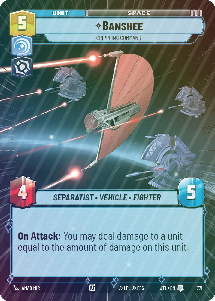 Banshee - Crippling Command (Hyperspace Foil) - Foil