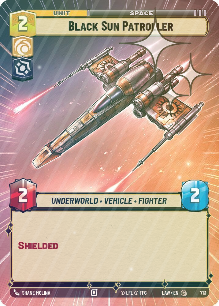 Black Sun Patroller (Hyperspace Foil) - Foil