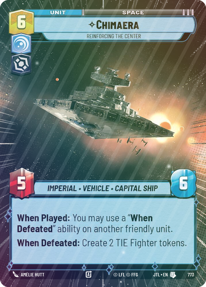 Chimaera - Reinforcing the Center (Hyperspace Foil) - Foil