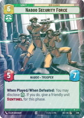 Naboo Security Force (Hyperspace Foil) - Foil