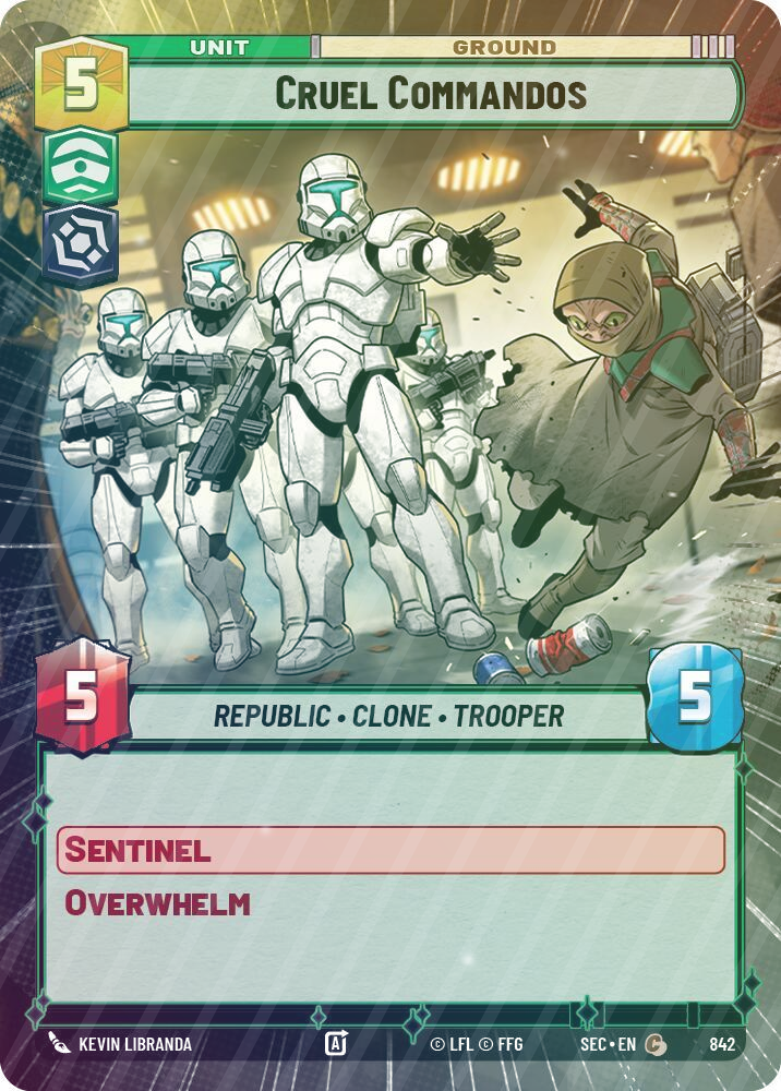 Cruel Commandos (Hyperspace Foil) - Foil