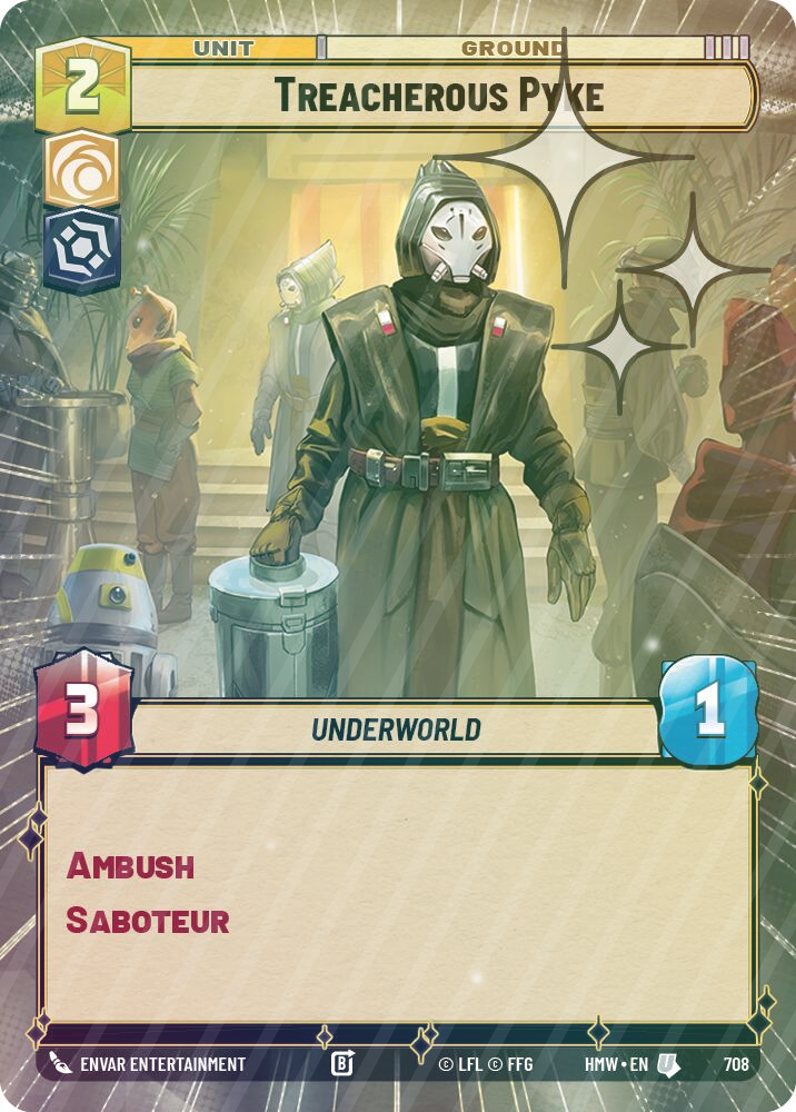 Treacherous Pyke (Hyperspace Foil) - Foil
