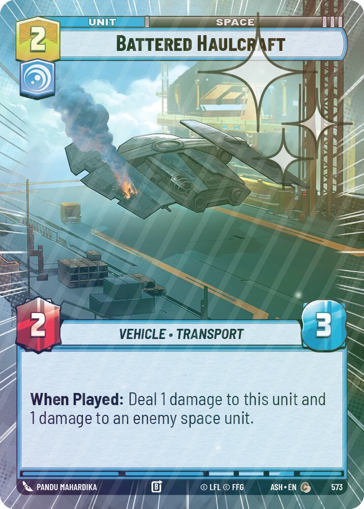 Battered Haulcraft (Hyperspace Foil) - Foil