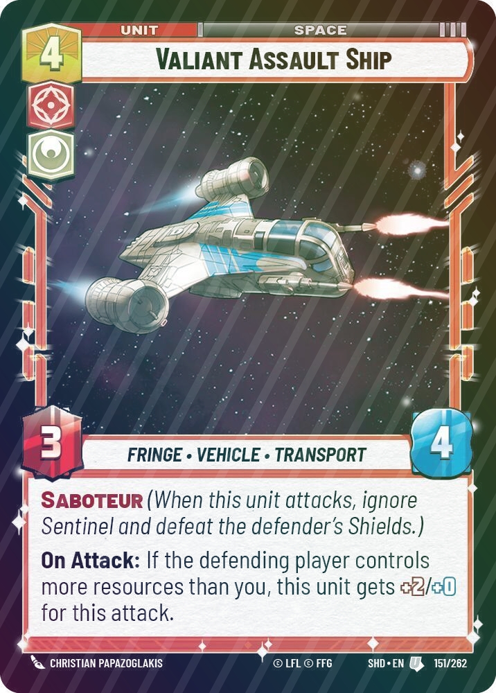 Valiant Assault Ship - Foil