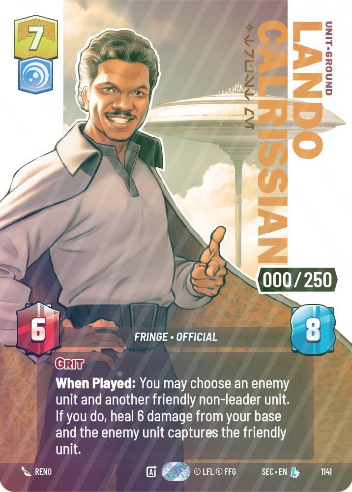 Lando Calrissian - Trust Me (Serialized) - Foil