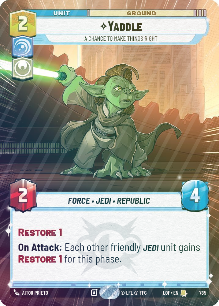 Yaddle - A Chance To Make Things Right (Hyperspace Foil) - Foil