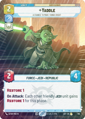 Yaddle - A Chance To Make Things Right (Hyperspace Foil) - Foil