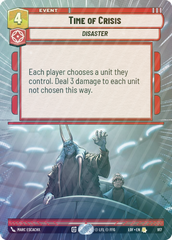 Time of Crisis (Hyperspace Foil) - Foil