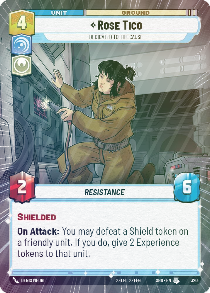 Rose Tico - Dedicated to the Cause (Hyperspace) - Foil