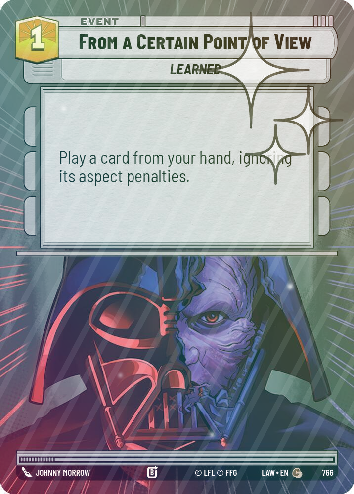 From a Certain Point of View (Hyperspace Foil) - Foil