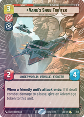 Vane's Snub Fighter - Brash and Proud (Hyperspace Foil) - Foil