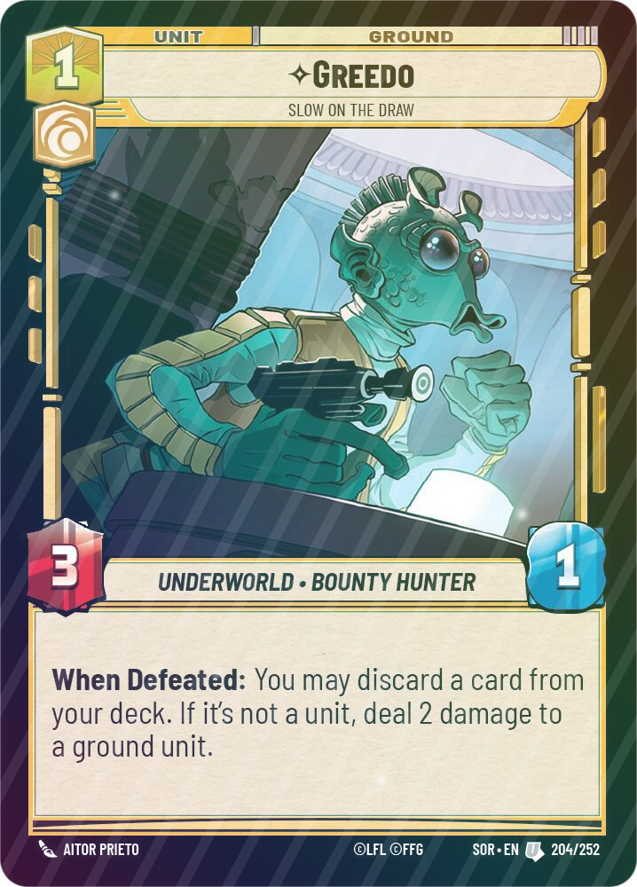 Greedo - Slow on the Draw - Foil