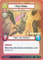 Mace Windu - Party Crasher (Finalist) - Foil