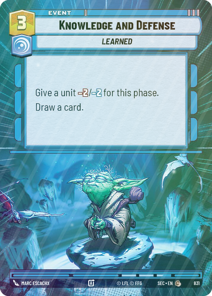 Knowledge and Defense (Hyperspace Foil) - Foil
