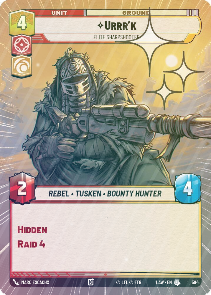 Urrr'k - Elite Sharpshooter (Hyperspace Foil) - Foil