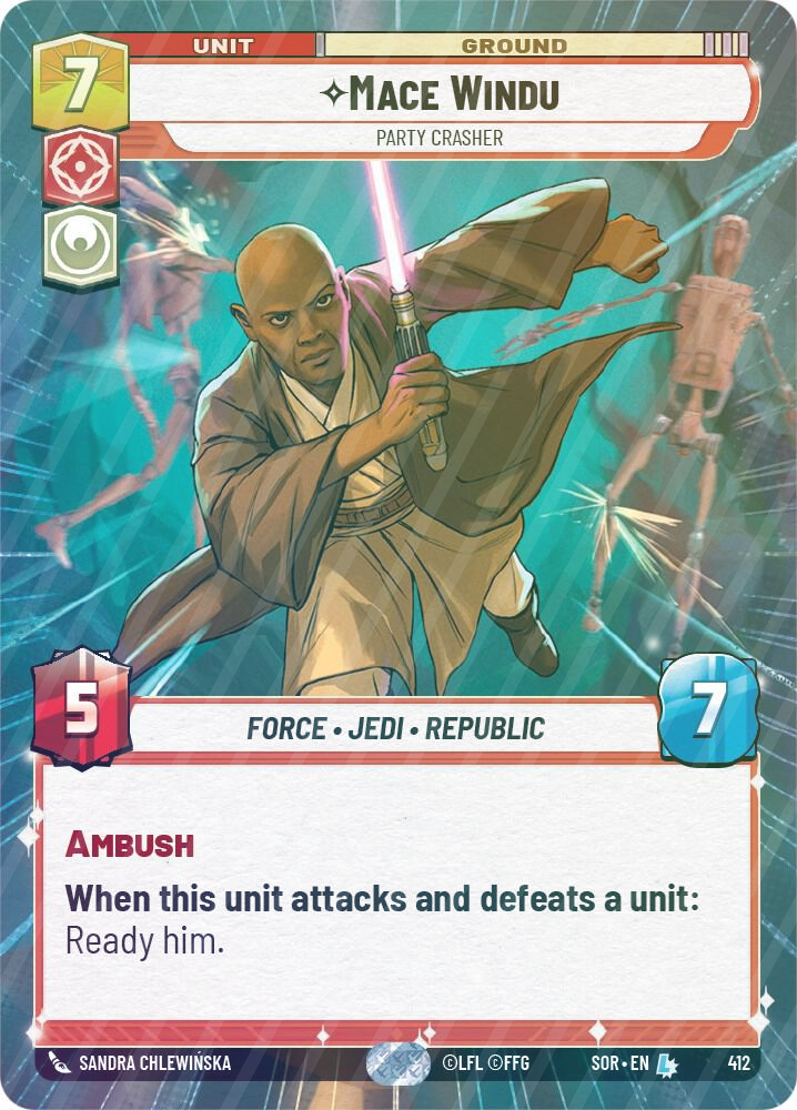 Mace Windu - Party Crasher (Hyperspace) - Foil