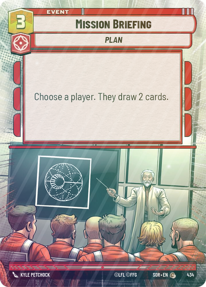 Mission Briefing (Hyperspace) - Foil