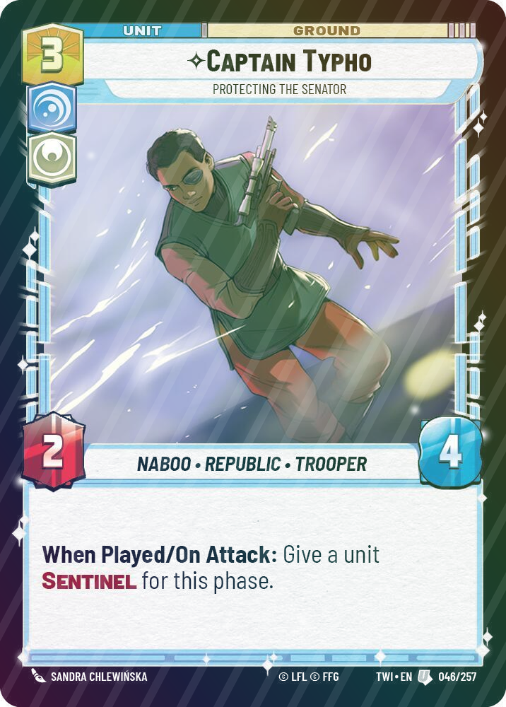 Captain Typho - Protecting the Senator - Foil
