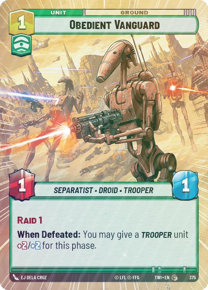 Obedient Vanguard (Hyperspace) - Foil