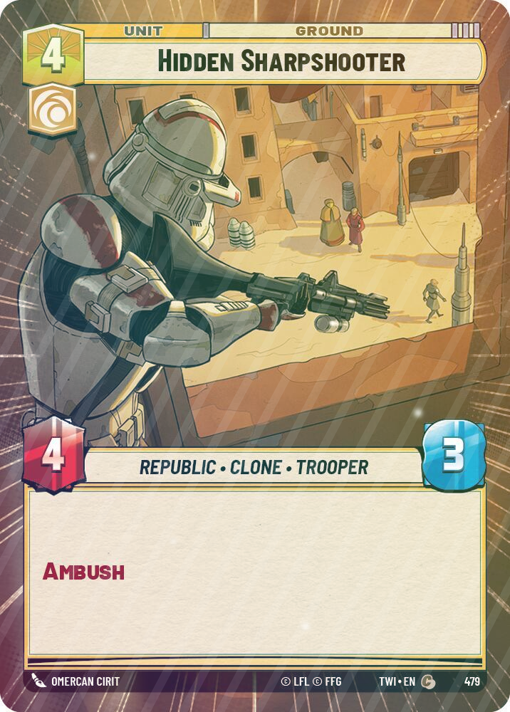 Hidden Sharpshooter (Hyperspace) - Foil