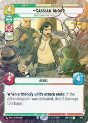 Cassian Andor - Everything for the Rebellion (Hyperspace Foil) - Foil
