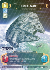 Gold Leader - Fastest Ship in the Fleet (Serialized) - Foil