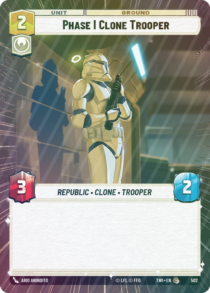 Phase I Clone Trooper (Hyperspace) - Foil