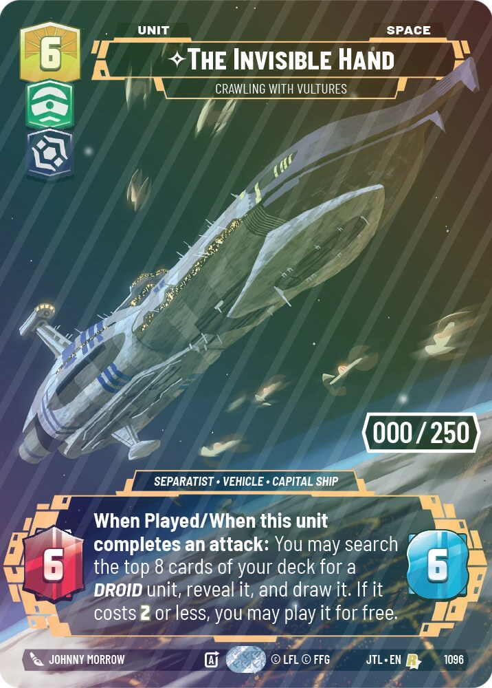 The Invisible Hand - Crawling With Vultures (Serialized) - Foil