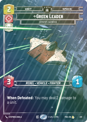Green Leader - Crynyd's Sacrifice - Foil
