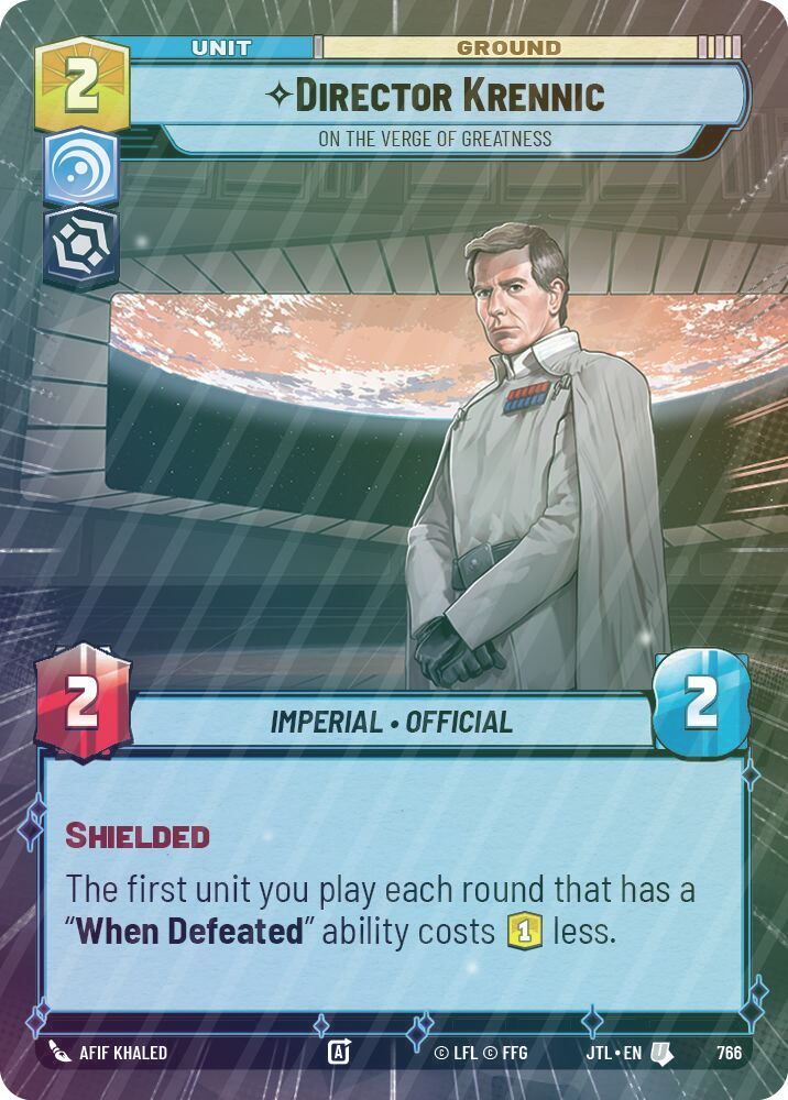 Director Krennic - On the Verge of Greatness (Hyperspace Foil) - Foil
