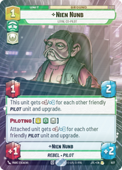 Nien Nunb - Loyal Co-Pilot (Hyperspace Foil) - Foil