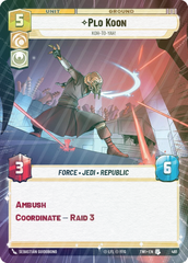 Plo Koon - Koh-to-yah! (Hyperspace) - Foil
