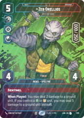 Zeb Orellios - Spectre Four (Serialized) - Foil