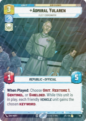 Admiral Yularen - Fleet Coordinator (Hyperspace Foil) - Foil