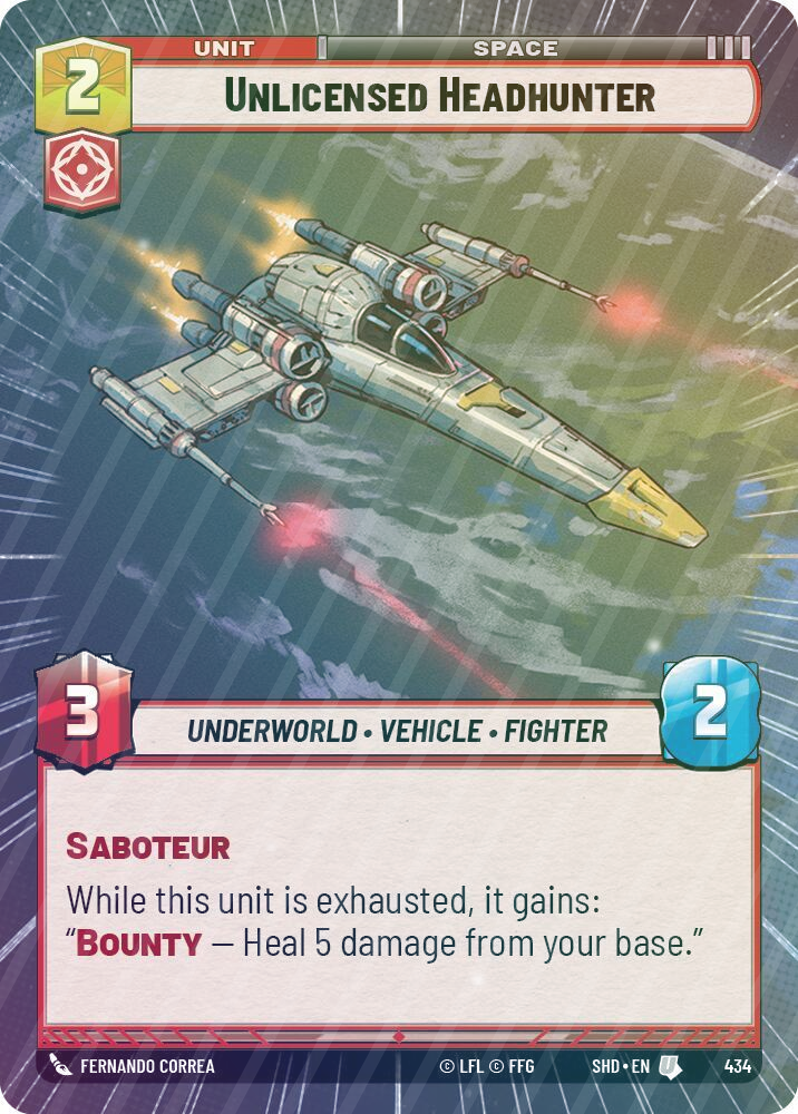 Unlicensed Headhunter (Hyperspace) - Foil