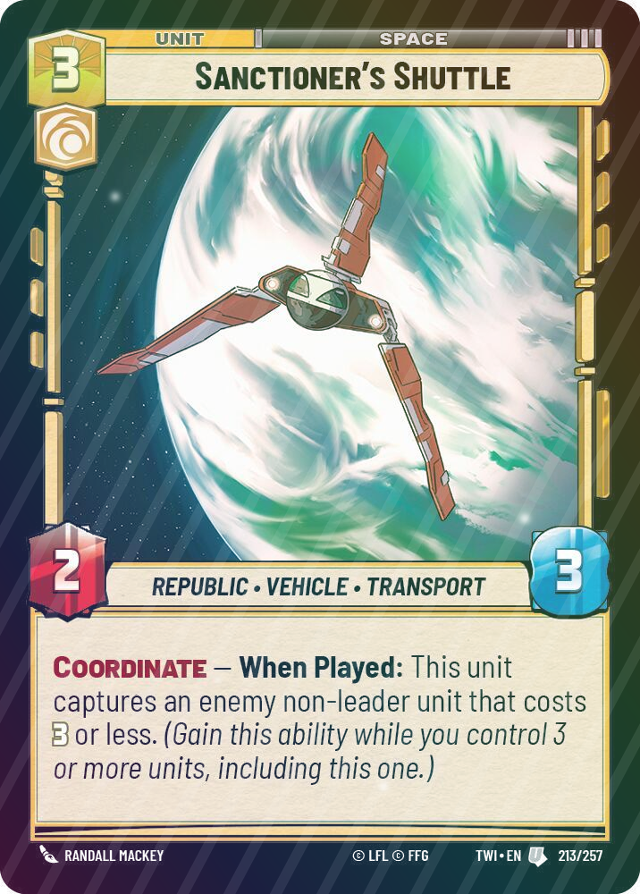 Sanctioner's Shuttle - Foil