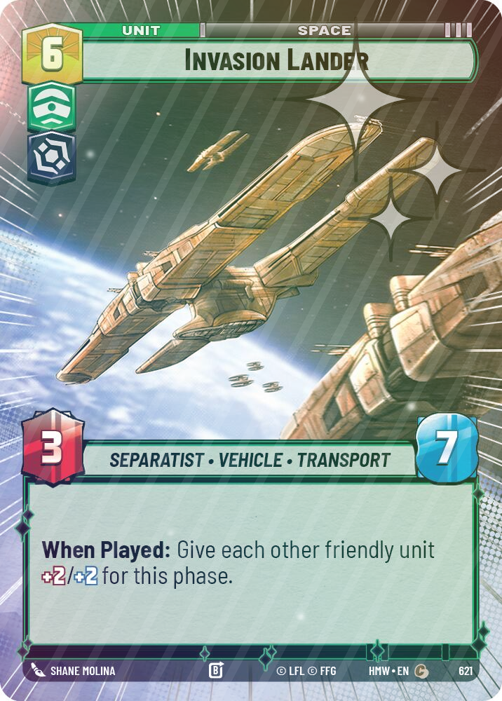 Invasion Lander (Hyperspace Foil) - Foil