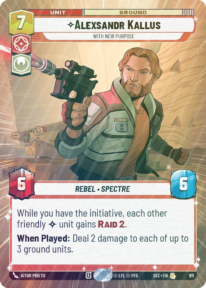Alexsandr Kallus - With New Purpose (Hyperspace Foil) - Foil