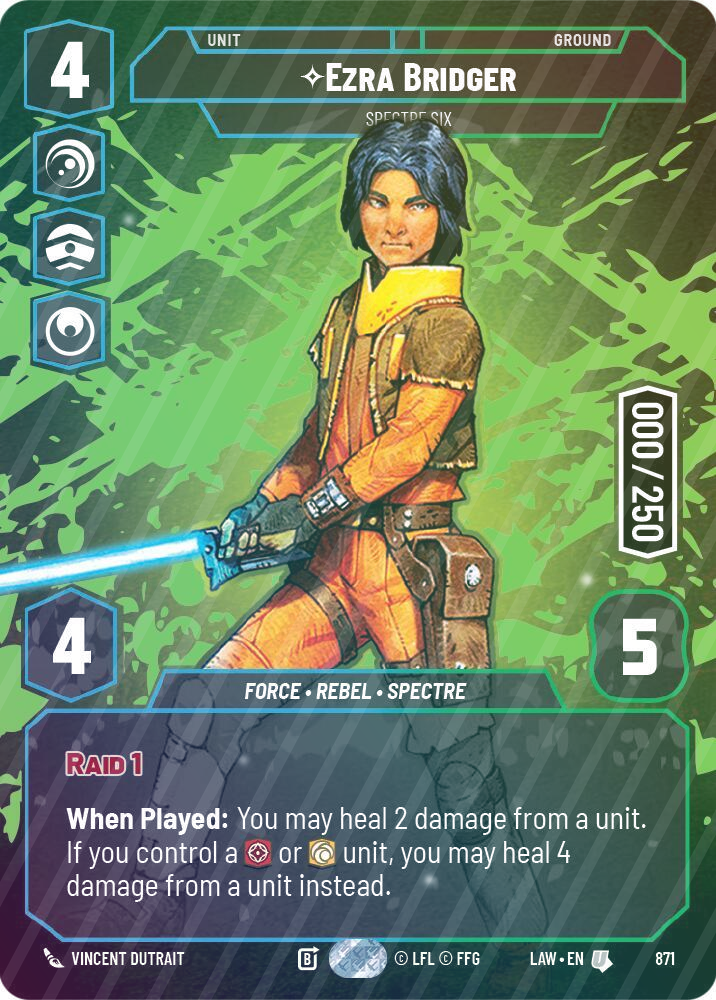 Ezra Bridger - Spectre Six (Serialized) - Foil