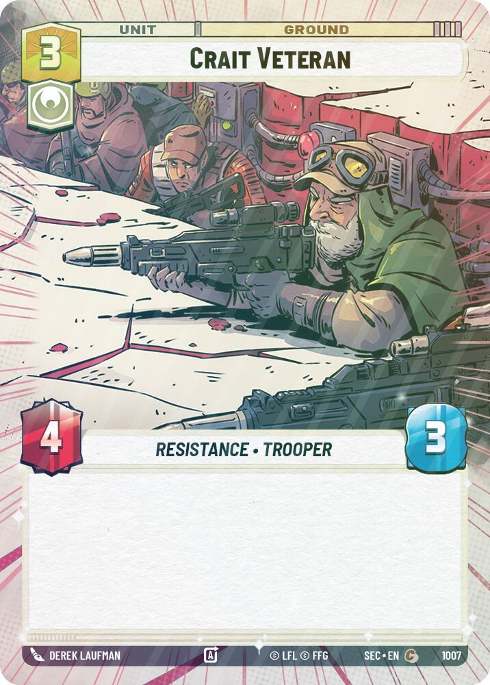 Crait Veteran (Hyperspace Foil) - Foil