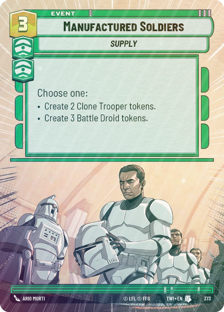 Manufactured Soldiers (Hyperspace) - Foil