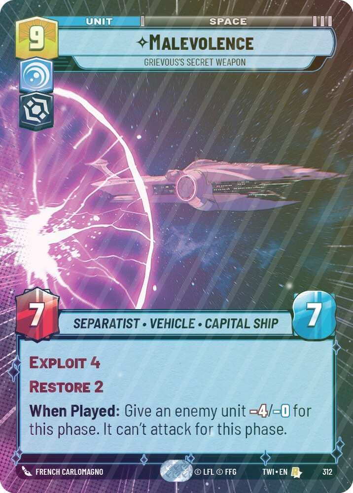 Malevolence - Grievous's Secret Weapon (Hyperspace) - Foil