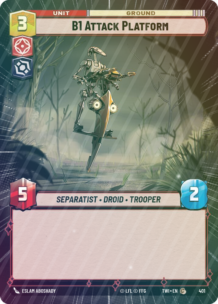 B1 Attack Platform (Hyperspace) - Foil