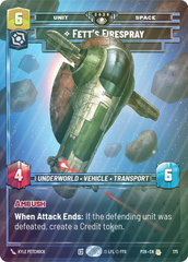 Fett's Firespray - In Pursuit - Foil