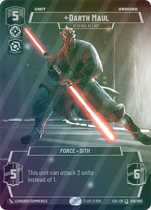 Darth Maul - Revenge at Last - Foil