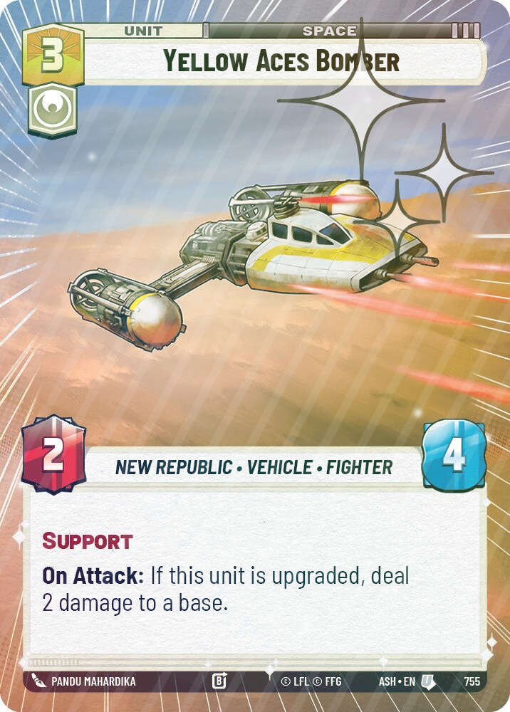 Yellow Aces Bomber (Hyperspace Foil) - Foil